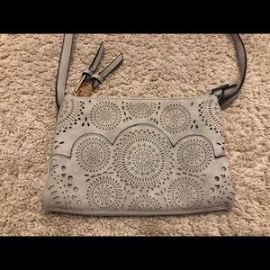 Suede Cross Body Purse